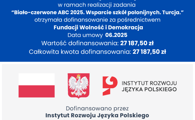 Dofinansowanie dla Szkółki przy Polskim Stowarzyszeniu Kultury i Przyjaźni w Alanyi